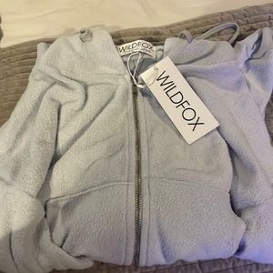 WILDFOX HOODIE ZIP UP XXS